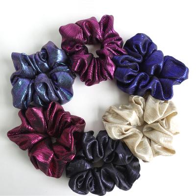 China Wholesale Satin Scrunchies Girls Hair Ties Elastic Cloth Hair Band Hair Scrunchies Women Hair Decoration Solid Color Hair Scrunchies for sale