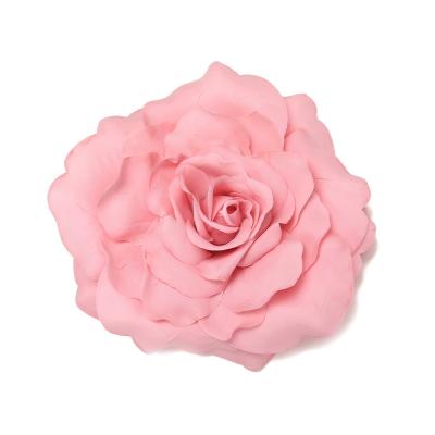 China Camellia Hair Barrettes Female Casual Hair Clip New Style Camellia Flower Rose Hairpins Gorgeous Rose European and American Hair Decoration for sale