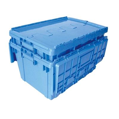 China Wholesale Viable High Quality Heavy Duty Plastic Swap Box Storage Box Plastic Turnover Box With Cover for sale