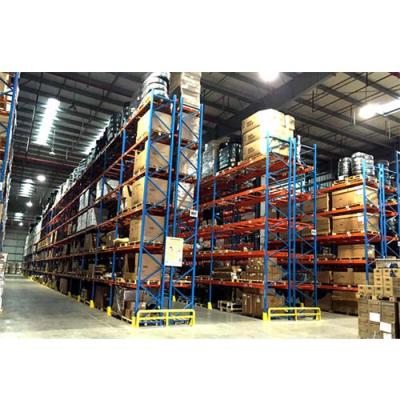 China Corrosion Protection Sales Double In And Multilayer Deep Industrial Warehouse Pallet Shelf Heavy Duty Shelf for sale