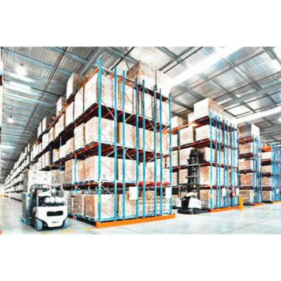 China Corrosion protection warehouse shelves / deep double shelf / heavy steel shelving system for placing high quality goods and metal shelves for sale