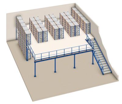 China Corrosion Protection Heavy Duty Industrial Storage Warehouse Racks Pallet Racking Systems Loft Loft Mezzanine Floor Platforms for sale