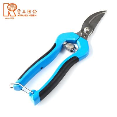 China Handle Kwang Hsieh Lightweight Garden Traditional Scissor Anti-Slip Bypass Shears for sale