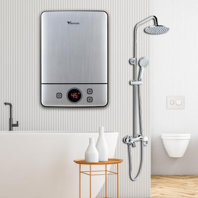 China Best Selling Hotel Supplier Best Fashion Golden Home Top Instant Electric Water Heater For Shower for sale