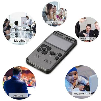 China LCD Digital Sound Voice Recorder Dictaphone Rechargeable Audio MP3 Player 8G 502 SK502 for sale