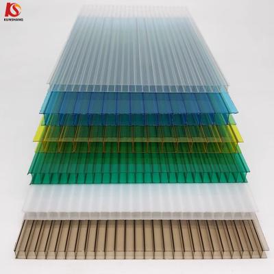 China Flexible UV Protected polycarbonate hollow sheets skylight PC sheet for sale