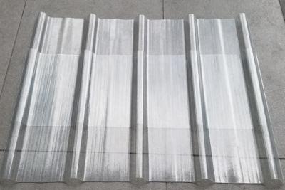 China Translucent FRP corruagated Roof sheet for skylight à venda