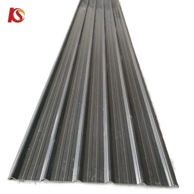 China Construction Material Lamina De PVC Teja Corrugated UPVC Roofing Sheet Plain Roof Tiles Black PVC Sheet for Roofing for sale
