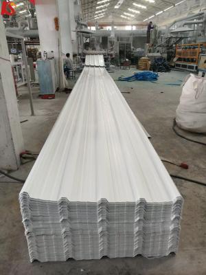 China 1070mmx11800mm Hoja de techo de PVC para taller Lamina De Hoja de techo de UPVC Techo de plástico OEM Sí en venta