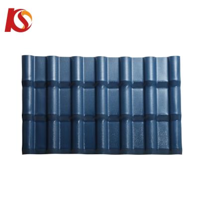 China 35.00cm * 30.00cm * 15.00cm Package Size Roofing Sheet 2-3mm Spnaish PVC Roofing Tile Corrugated Sheet for sale