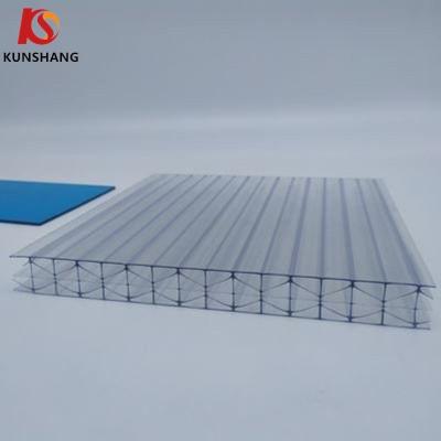 China Twin Wall PC Hollow Panels at Sun Sheets PC Embossed Sheets Multi-Wall Polycarbonate Hollow Sheet for Greenhouse for sale