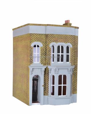 China Luxury Traditional Victorian Multilevel Mansion Wood Charm / Miniature Story Wooden Dollhouse Furniture for sale