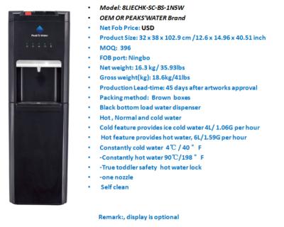 China Self Water Factory Cool Hot Cold Hot Direct Cooler Water Cooler With Self Clean Function For Household for sale