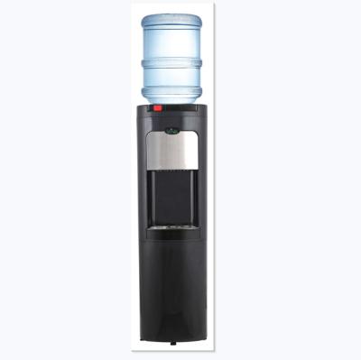 China Fashion Top Charging Hot And Cold Bottled Water Dispenser Stand Water Compressor Colling 120 Black Electric Fashion Peak for sale