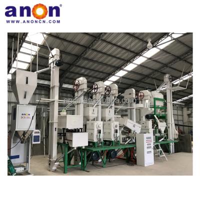 China Complete rice milling machine 30-40 TPD low breaking rice soon well quality and service rice mill machinery for sale