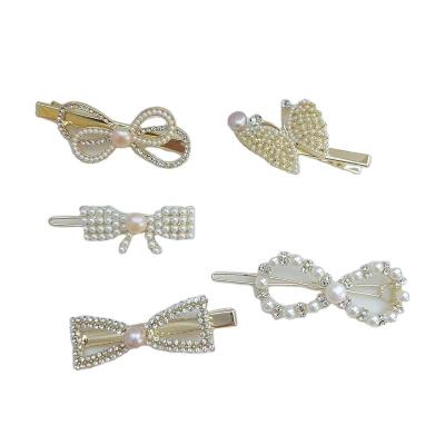 China Hair bows cut Amazon fashion freshwater pearl hair cut wholesale small size XY-002 Korea style accessory for sale