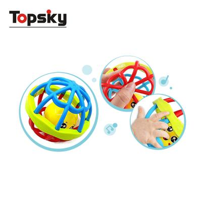 China Infant Baby Rattle Ball Toy Baby Rattle Ball Teether Grasping Musical Activity Toy Baby Education Toy for sale