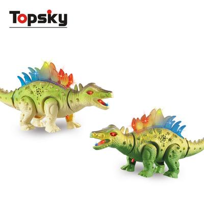 China Battery Operated Led Lighting Amazing Fun Dinosaur Toys Interactive Plastic Toys With Sound And LED Lights For Children Educational Toys for sale