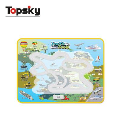 China Kids Coloring Mat Graffiti Kids Play Mat Water Doodle Drawing Mat Kids Coloring Mat With Traffic for sale