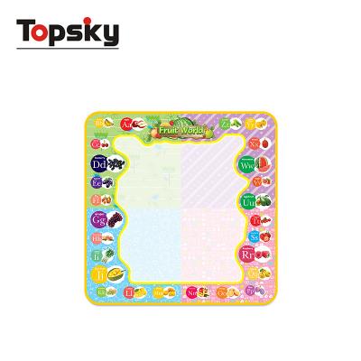 China Kids Educational Colorful Mat Panels Doodle Baby Mat Collocation Water Drawing Mat Aqua Free About Fruit Doodle Mat for sale