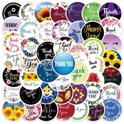 China Cool Cartoon 60Pcs Sticker Packaging Thank You Stickers Labels For Student Girl Notebook Scrapbooking Paper Decor Label Sticker Vinyl for sale