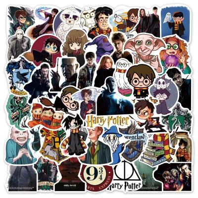 China 50Pcs Cartoon Sticker Movie Film Harry Stickers For Girl Fridge Magical Harry Stickers For Girl Fridge Laptop Bottle Decor Potter Stickers Fashion for sale