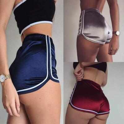 China Summer Elasticity Women's Yoga Shorts Girls Booty Joggers Sports Gym Custom Made Women's Ins Shorts for sale