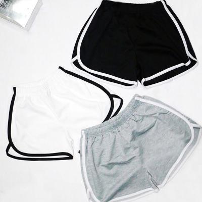 China Women Sports Shorts Summer Breathable Elastic Drawstring Patchwork Soft Shorts For Girls Lady Casual Slim Hot Female Short Pants 819-0244 for sale