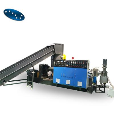 China Manufacturing Plant HDPE/PP/PET flakes plastic recycling pelletizing machine plastic granulator for sale