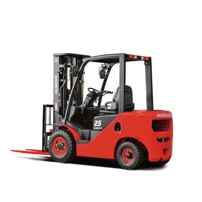 China Building Material Shops 2.5 Ton 3 Ton Diesel Forklift CPCD30 HANGCHA Diesel Trucks for sale