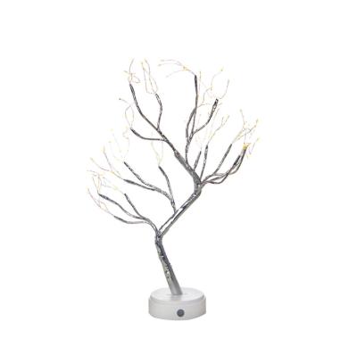 China Christmas Tree Light New Touch Switch Type LED Copper Wire Tree Light Bedroom Decoration Table Light Night Light Starry Switch for sale