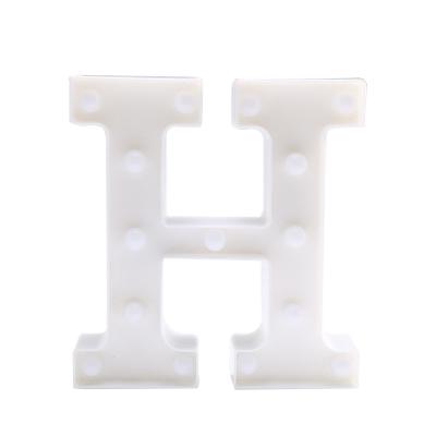 China Decoration Light Decoration Letter Type Led Wall Letter LED Marquee Sign Alphabet Lights White Plastic Decor Light Wholesale Indoor Outdoor Gift for sale