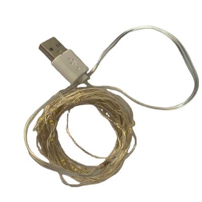 China USB Interface Pure Copper Copper Wire Holiday Decoration Light Light Christmas Copper Wire Fairy Light for sale