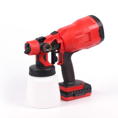 China Paint Spray Gun HCSP1821 Cordless Battery Electric Spray Paint Gun Sprayer for sale