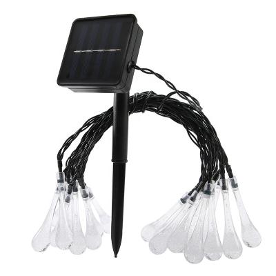 China Morden Waterproof Outdoor Christmas Garden Led String Water Light Solar Christmas Lights Solar String Light Outdoor for sale