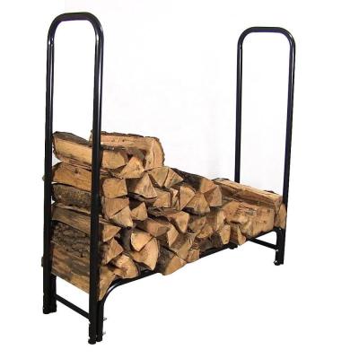 China Firewood Storage Firewood Log Rack With Cover Storage Combo Outdoor Wood Rack for sale