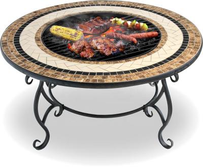 China Garden Mosaic Fire Pit Outdoor Heating Outdoor Table for sale