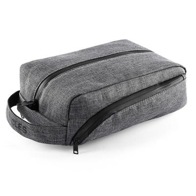 China Fashion Travel Lightweight Waterproof Nylon Cosmetic Kit Washable Toiletry Storage Bag For Men for sale