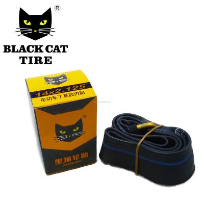 China Black Cat e-bicycle tube 14x2.125 for bike tire e-bicycle inner tube for sale