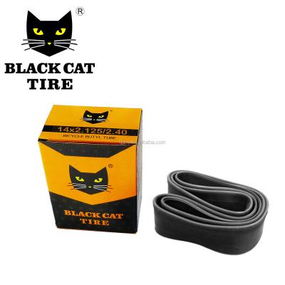 China Black Cat e-bicycle tube 14x2.50 for bike tire e-bicycle inner tube for sale