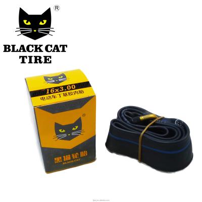 China Black Cat Tire 	Electric Bike Inner Tubes 16x3.00 E-Bike Inner Tube Black E-bike 16x3.00 for sale