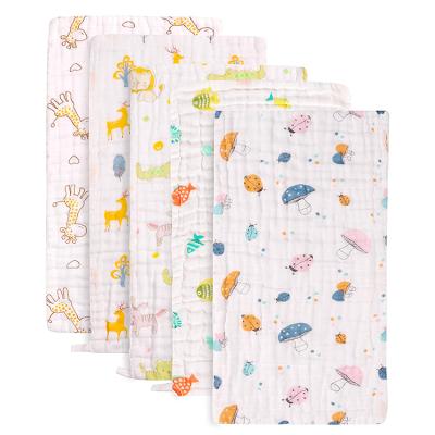 China Eco-Friendly 100% Organic 100% Cotton Baby Diapers Changing Mat Portable Baby Diaper Changing Pad for sale