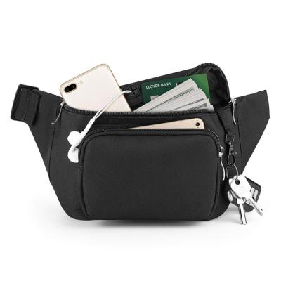 China Water Proof Custom New Laser Women Sport Waist Packs Glossy Holographic Waterproof Phone Fanny Packs for sale