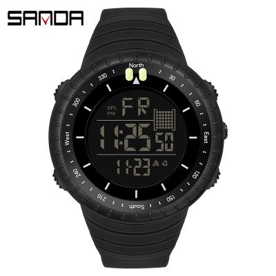 China Fashion 2022 New Automatic Date Watches Men's Outdoor Military Waterproof Clock Clock Men Sports Digital Watches SANDA 6017 5Bar for sale