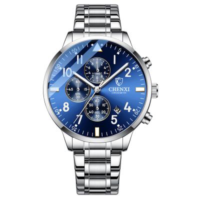 China Automatic date CHENXI 937 men's quartz watches 2022 new fashion watch stainless steel waterproof luxury men for male for sale