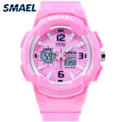 China Fashion Design Digital Men's Automatic Watch Plastic Date Hand Date SMAEL 1643 Automatic Watch For Man Clock Luxury Male Wrist Watch for sale