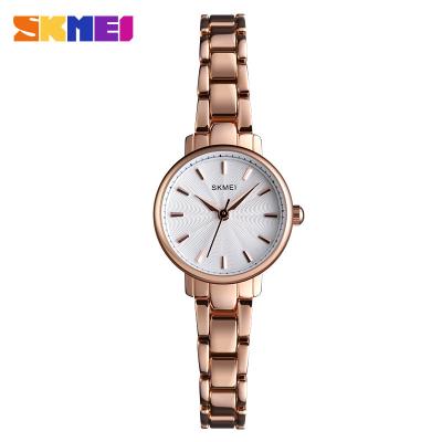 China Automatic Date SKMEI 1410 Quartz Watch Women Fashion Wrist Watches Ladies Waterproof Stainless Steel Women Watches Montre de Luxe Femme for sale