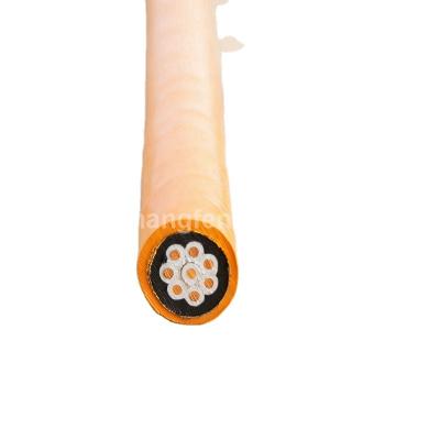 China Low Voltage Industrial Power Cable Double Flat Cable Brass Copper Unarmoured Control Cable , Termite Proof for sale