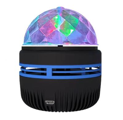 China Mid Century LED Color Light Car Led Ball Part 7 Color Portable Rotating Sound Activated Led Strobe Activator Lights Usb Disco Bulb for sale