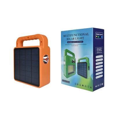 China Outdoor Solar Warehouse Emergency Light Portable Portable Lightweight Rechargeable Warehouse Light for sale